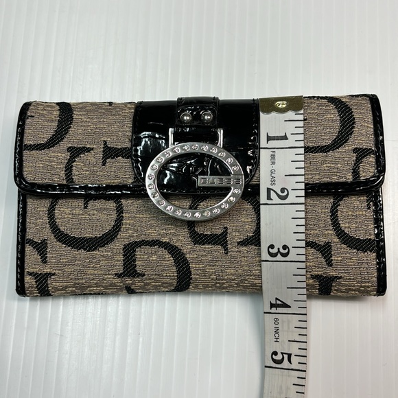 Guess Trifold Wallet with Rhinestone Accent - Picture 8 of 12
